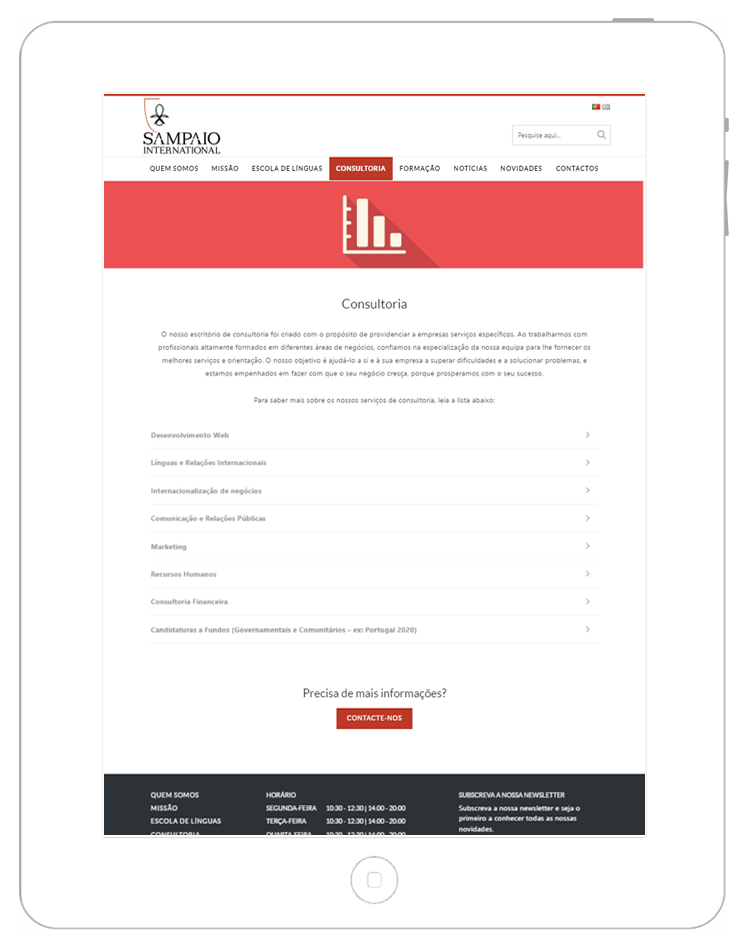 Portfolio Sampaio International